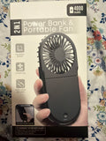 2-In-1 Power Bank & Portable Fan 4000MAh